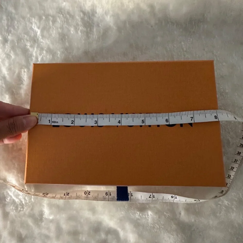 Louis Vuitton Empty Gift Box For A Passport Holder Orange Brown O/S
